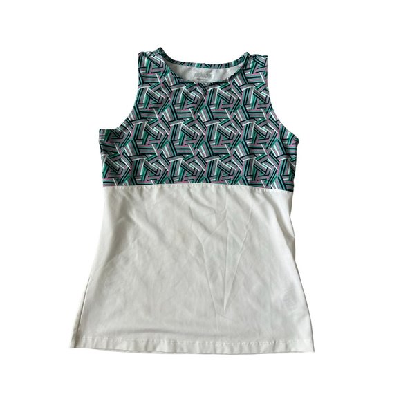 PRINCE Girls Graphic Print Tennis Tank Top Size Large - Picture 1 of 5